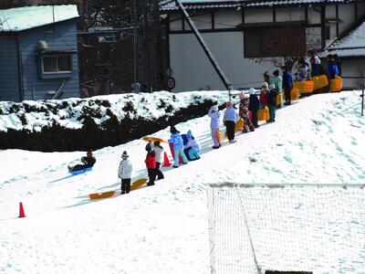 北側　せまいので長く一人でコース