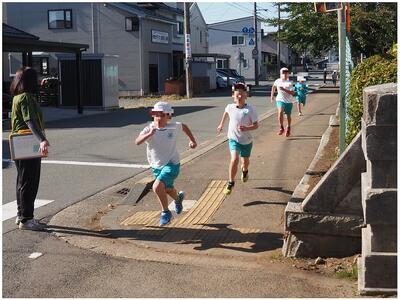 工事車両の出入りをストップしていただき、外も例年通りに走ります！