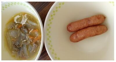 アレルギー対応食の牛肉は、肉の味がストレートにきます