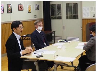 見前中でＣＳを盛り上げようと頑張っている日脇氏が飛び入り参加