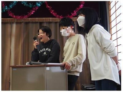 流石、高学年。アドリブも上手に入れて、立派に司会をしていました