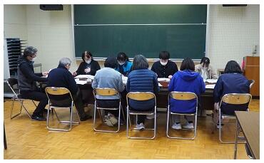 分掌ごとに打ち合わせです