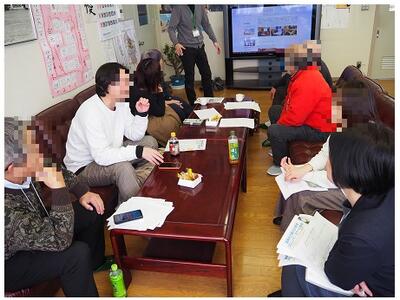 ざっくばらんに　飲み物飲みながら