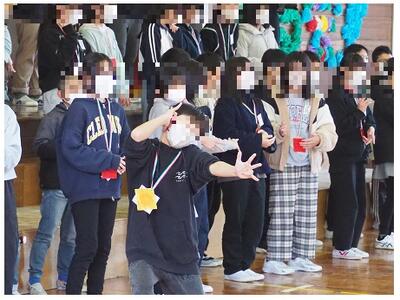 学年の表現にノリノリで応えてくれる６年生