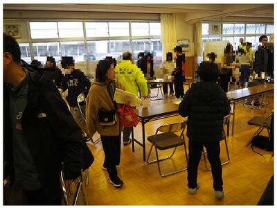 みんなで片付け