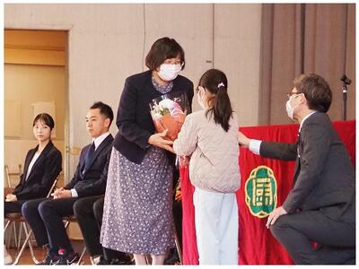 花束のプレゼント