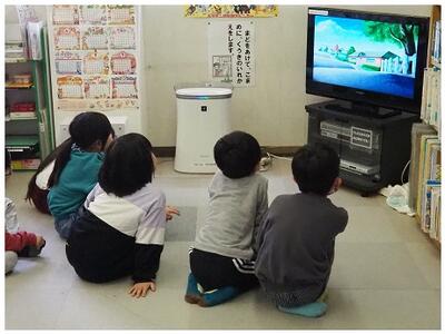 ちょうど昼食終えてリラックスタイムでした　城西センター