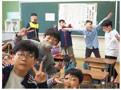 朝の学級　みんな元気