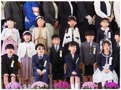 みんないいお顔です！　記念撮影