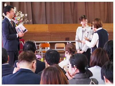 入会式、役員決めスムーズで本当に助かります