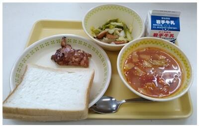 赤と緑のコントラスト