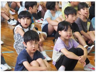 すっかり学校に慣れた一年生