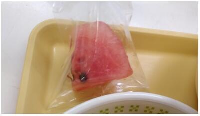 ふくろにはいっていますが新鮮！