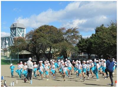 準備運動しっかりね