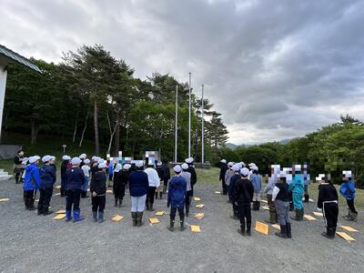 朝のつどいの集合時刻は守れたかなあ？